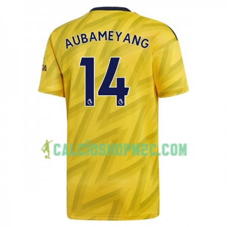 Arsenal Pierre-Emerick Aubameyang 14 Maglia Trasferta 2019/2020 Manica Corta 
